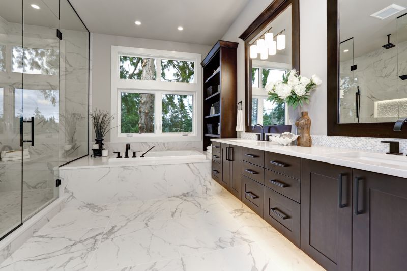 Contemporary Bathroom Floor Design